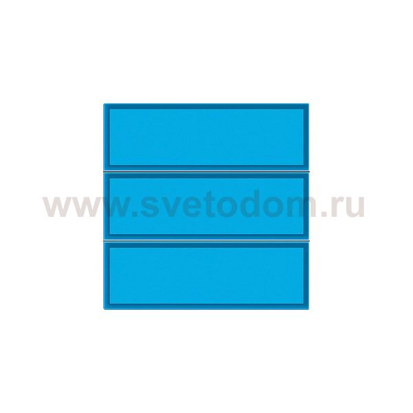 Gira TX-44 Дополнительная кнопка вызова на 3 абонента синяя подсветка (G129400)