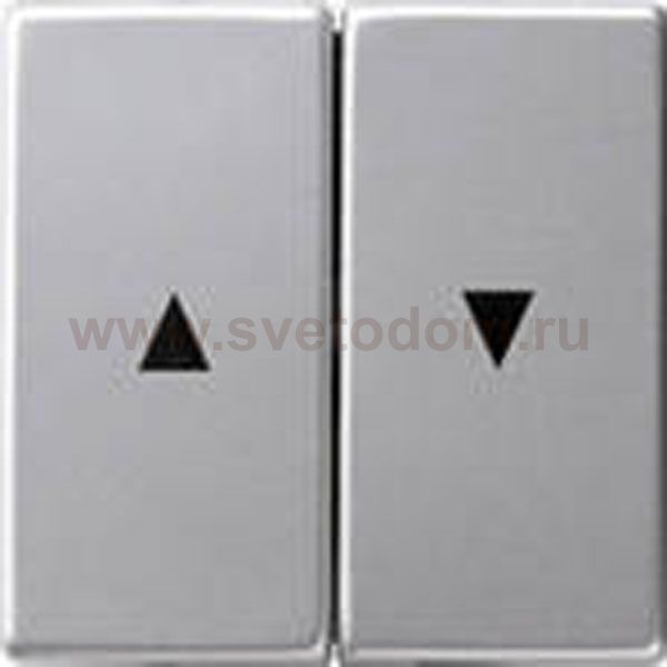 Gira E22 Алюминий Клавиша 2-ая для жалюзийного выключателя (G294203)