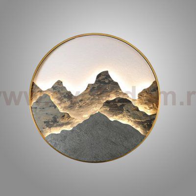 Настенный светильник DAWN D80 Brass