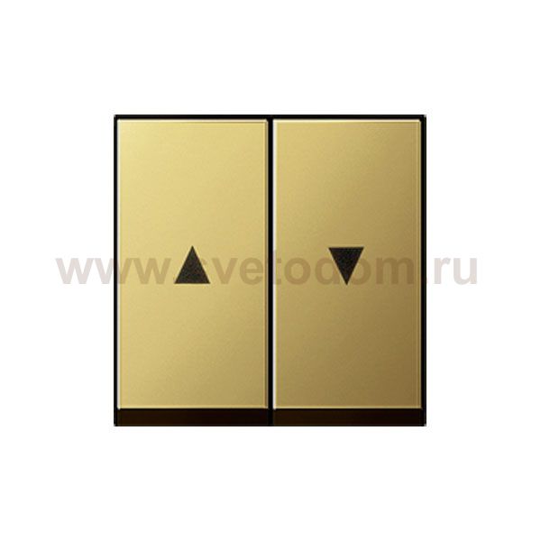 Gira S-55 Латунь Клавиша 2-ая жалюзийная (G294604)