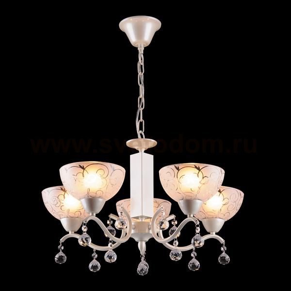 Люстра Eurosvet 29500/5 жемчужный белый