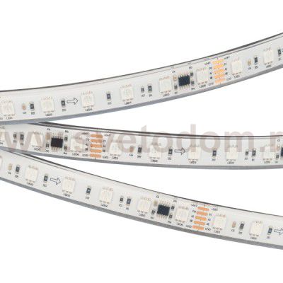Лента DMX-5000P-5060-60 24V Cx6 RGB (14mm, 14.4W/m, IP66) Arlight 29760