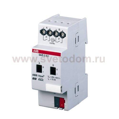 SA/S 2.10.1 Бинарный выход 2-х канальный 16 А , MDRC [SST2CDG110039R0011] 2CDG110039R0011