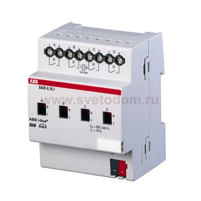 SA/S 4.10.1 Бинарный выход 4-х канальный 16 А , MDRC [SST2CDG110040R0011] 2CDG110040R0011