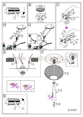 Светильник встраиваемый Eglo 92686 TORTOLI