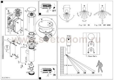 Светильник Eglo 90109 TRONO CRYSTAL