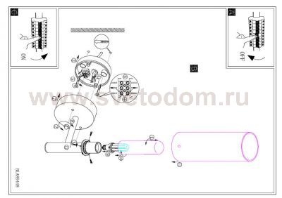 Уличный настенный светильник DODO Eglo 89448