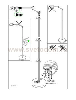 Торшер Eglo 91526 TAVOLARA