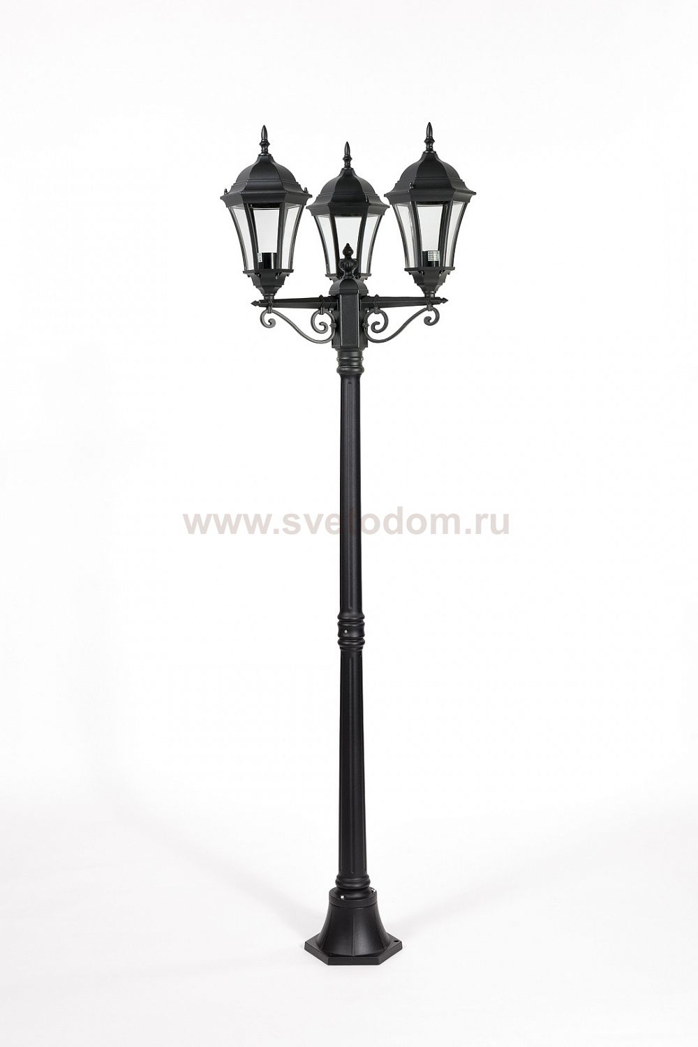 Светильник столб уличный 1 фонарь Oasis Light 91308S Bl