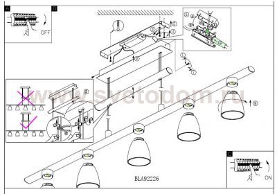 Светильник подвесной Eglo 92226 TUFARA