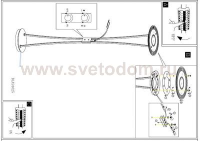 Тошер напольный Eglo 91625 XANA