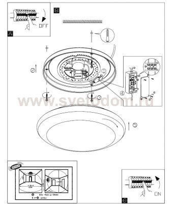 Светильник Eglo 91848 LED ELLA