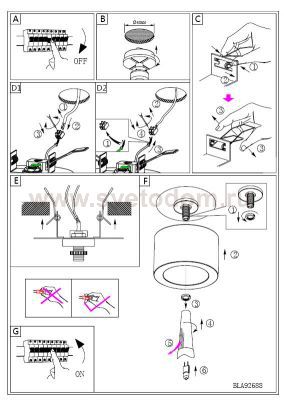Светильник встраиваемый Eglo 92688 TORTOLI