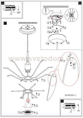 Люстра подвесная Eglo 92502 TOFO