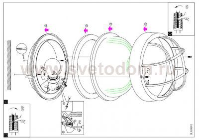 Светильник уличный Eglo 88803 AнетLA