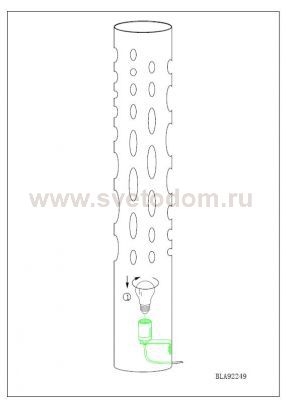 Тошер напольный Eglo 92249 GERONO