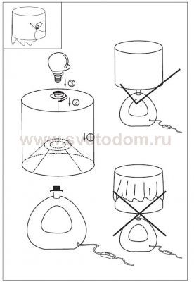 Настольная лампа Eglo 91393 TEMPIO 1