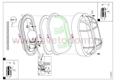 Светильник уличный Eglo 88802 AнетLA