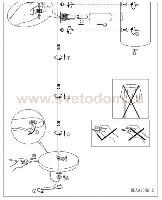 Торшер Eglo 91389 LUCCIOLA 1