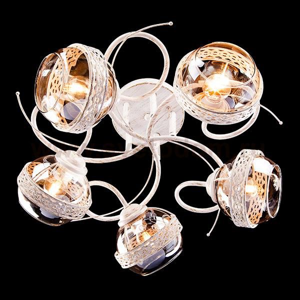 Светильник Eurosvet 30005/5 белый с золотом