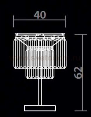 Настольная лампа Divinare 3001/01 TL-4 NOVA