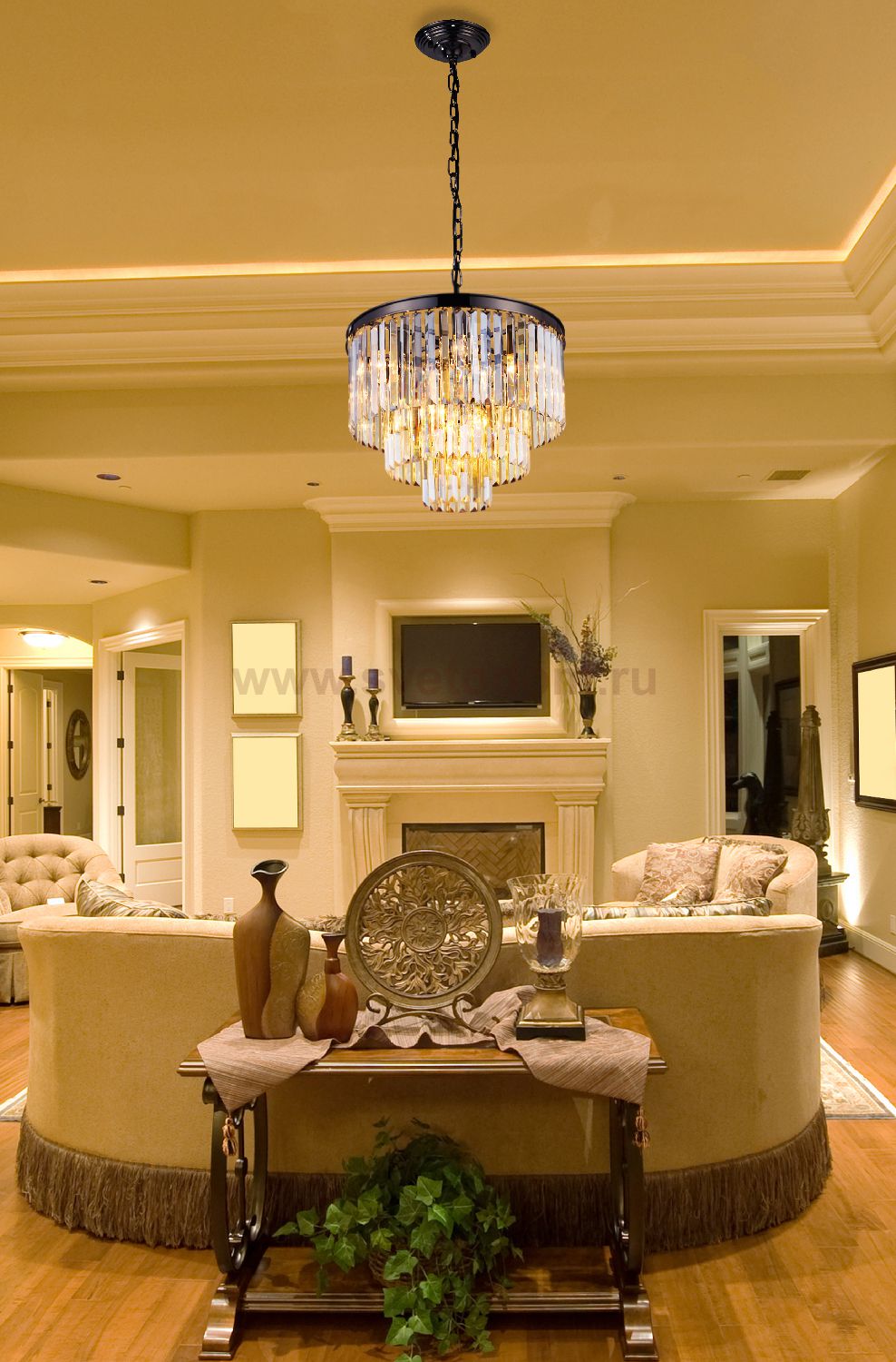 Светильник подвесной Divinare 3002/06 SP-9 NOVA COGNAC