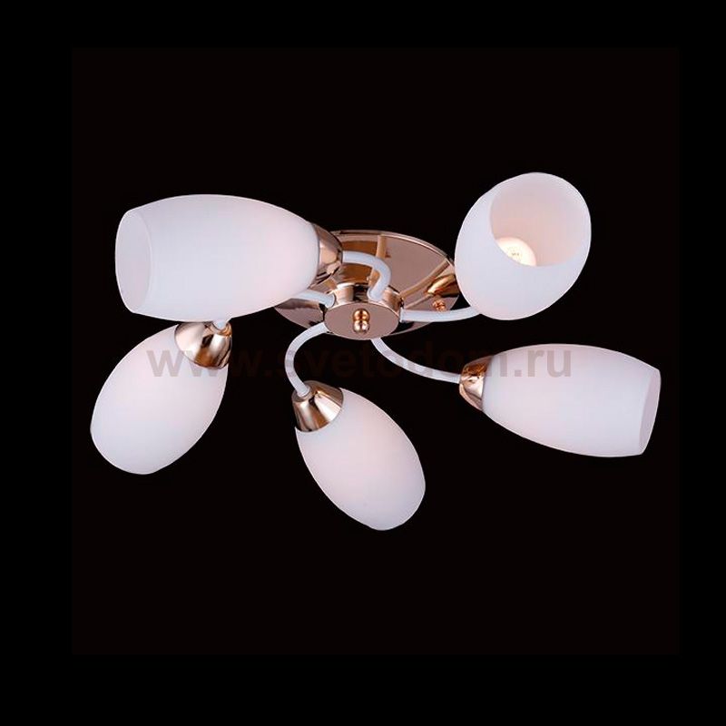 Люстра Eurosvet 30034/5 золото/белый