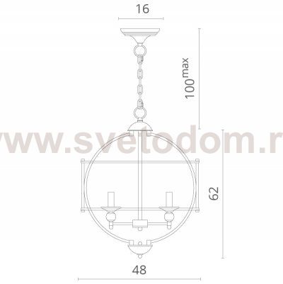 Светильник подвесной Divinare 3004/02 SP-3 CAMPO