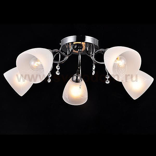 Светильник Eurosvet 30055/5 черный жемчуг