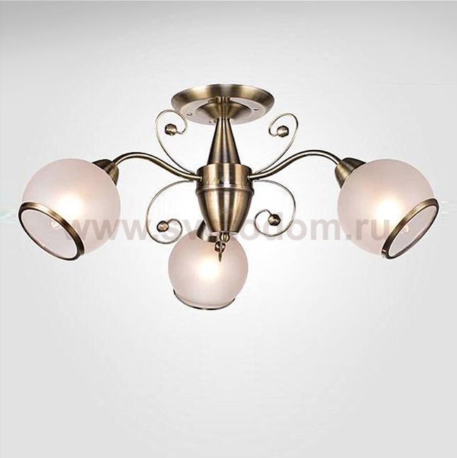 Люстра Eurosvet 30072/3 античная бронза