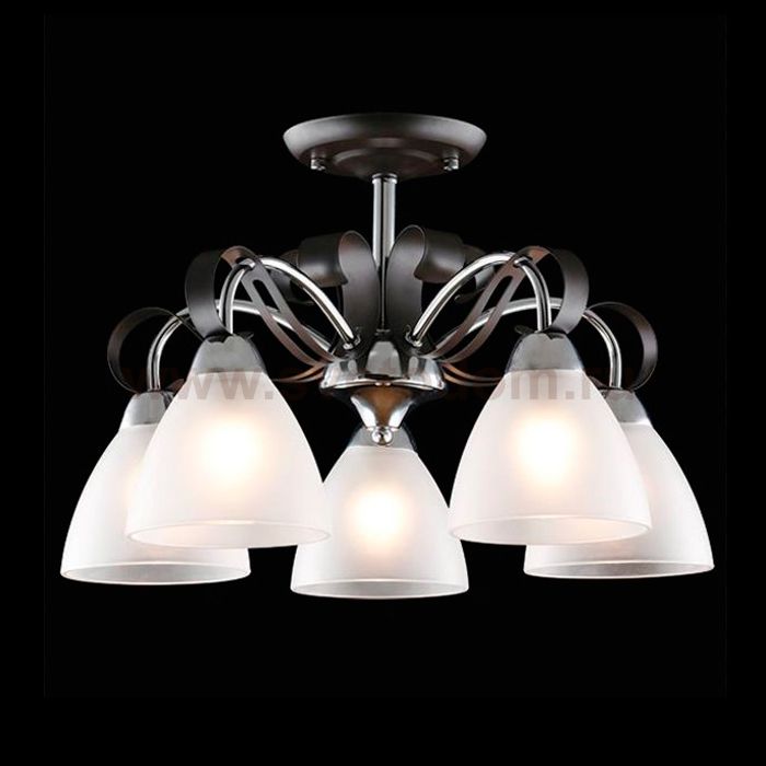 Светильник Eurosvet 30090/5 хром/черный