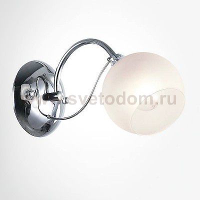 Плафон стекло белое полуматовое 120*105мм E14-27 (40мм посадка) Евро 30102