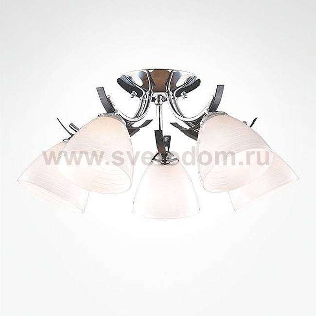 Люстра Eurosvet 30103/5 хром/венге