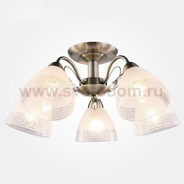 Светильник Eurosvet 30105/5 античная бронза