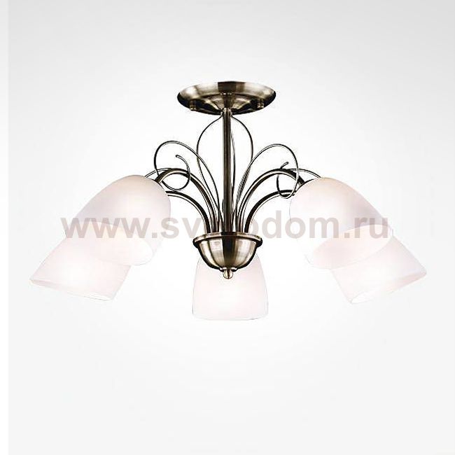 Люстра Eurosvet 30107/5 античная бронза