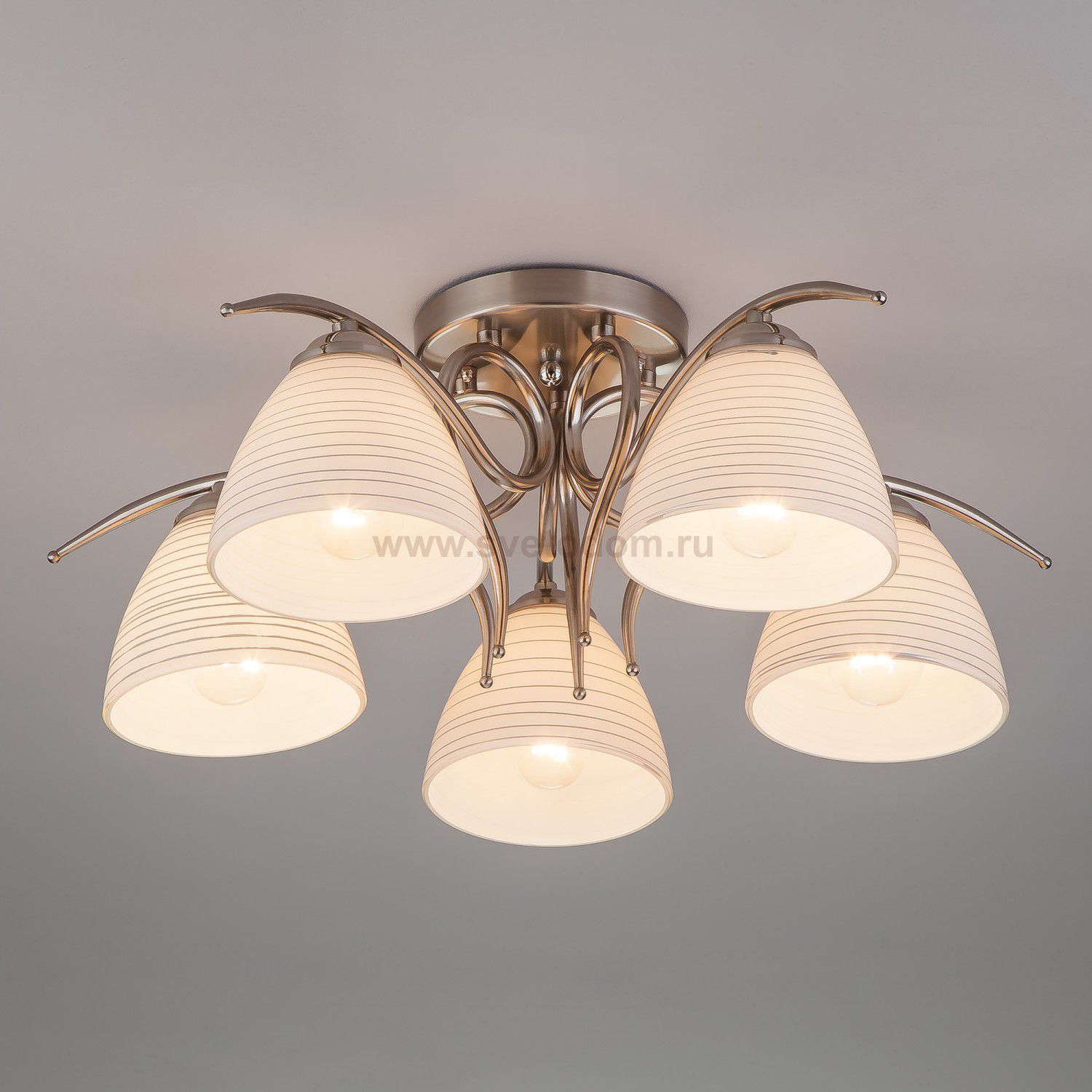 Люстра Eurosvet 30121/5 сатин-никель