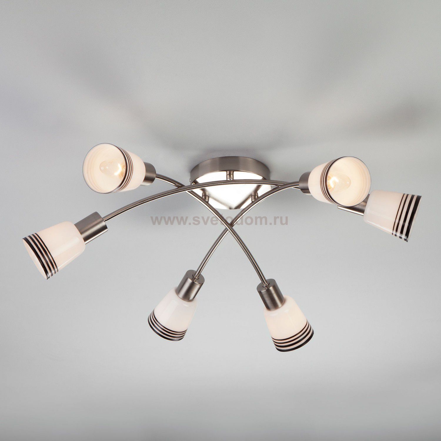 Люстра Eurosvet 30131/6 сатин-никель