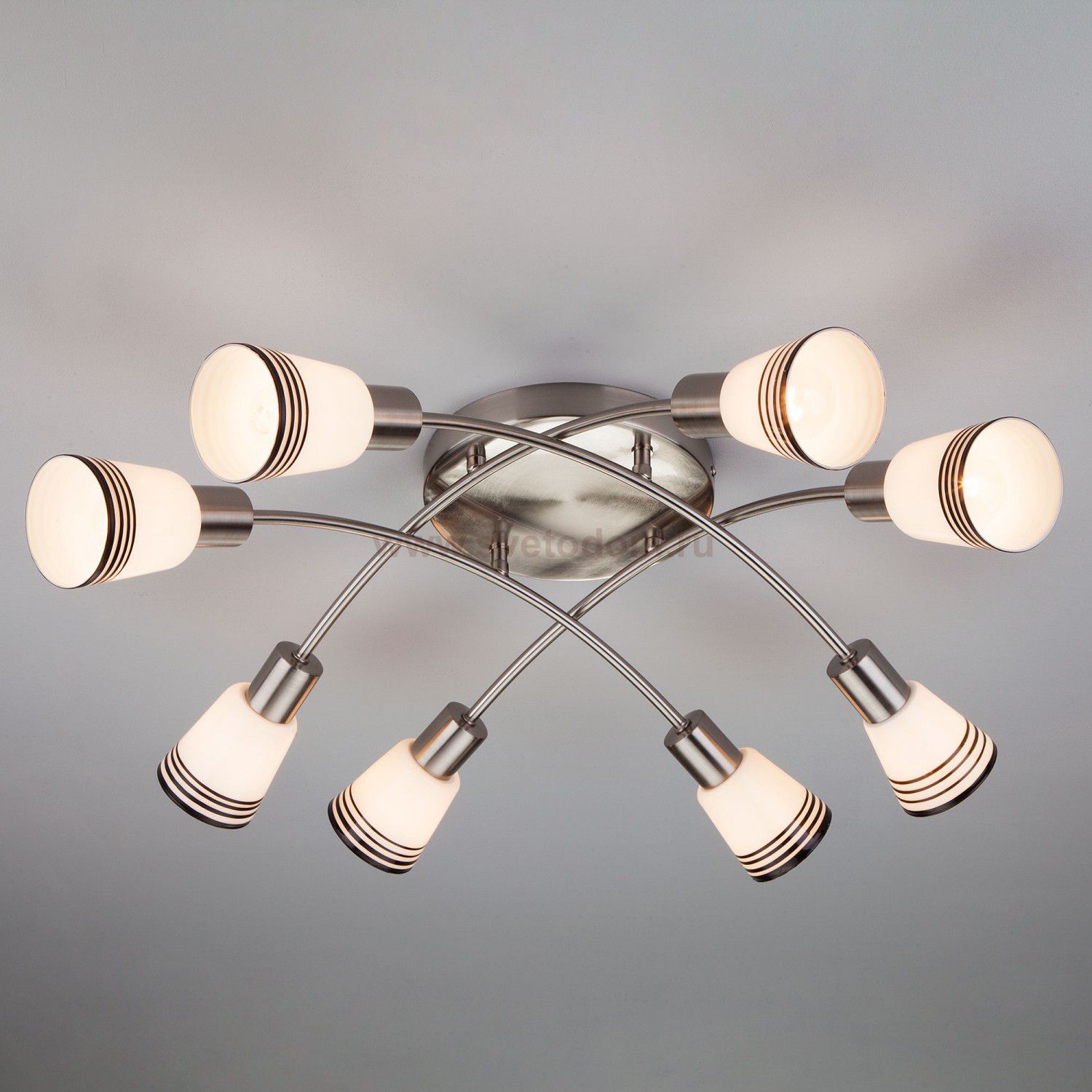 Люстра Eurosvet 30131/8 сатин-никель