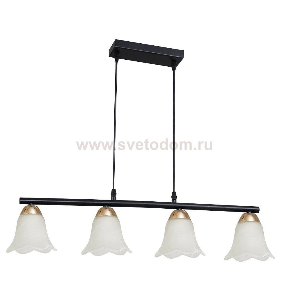 Подвесная люстра 30137/4BK+GD WT ЭкономСвет
