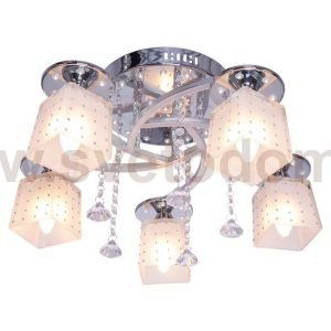 Потолочный светильник Экономсвет 30181/5CR+WT LED