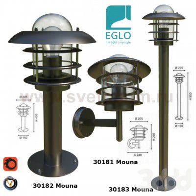 Светильник уличный Eglo 30182 MOUNA