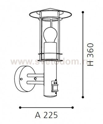 Светильник уличный Eglo 30185 LISIO