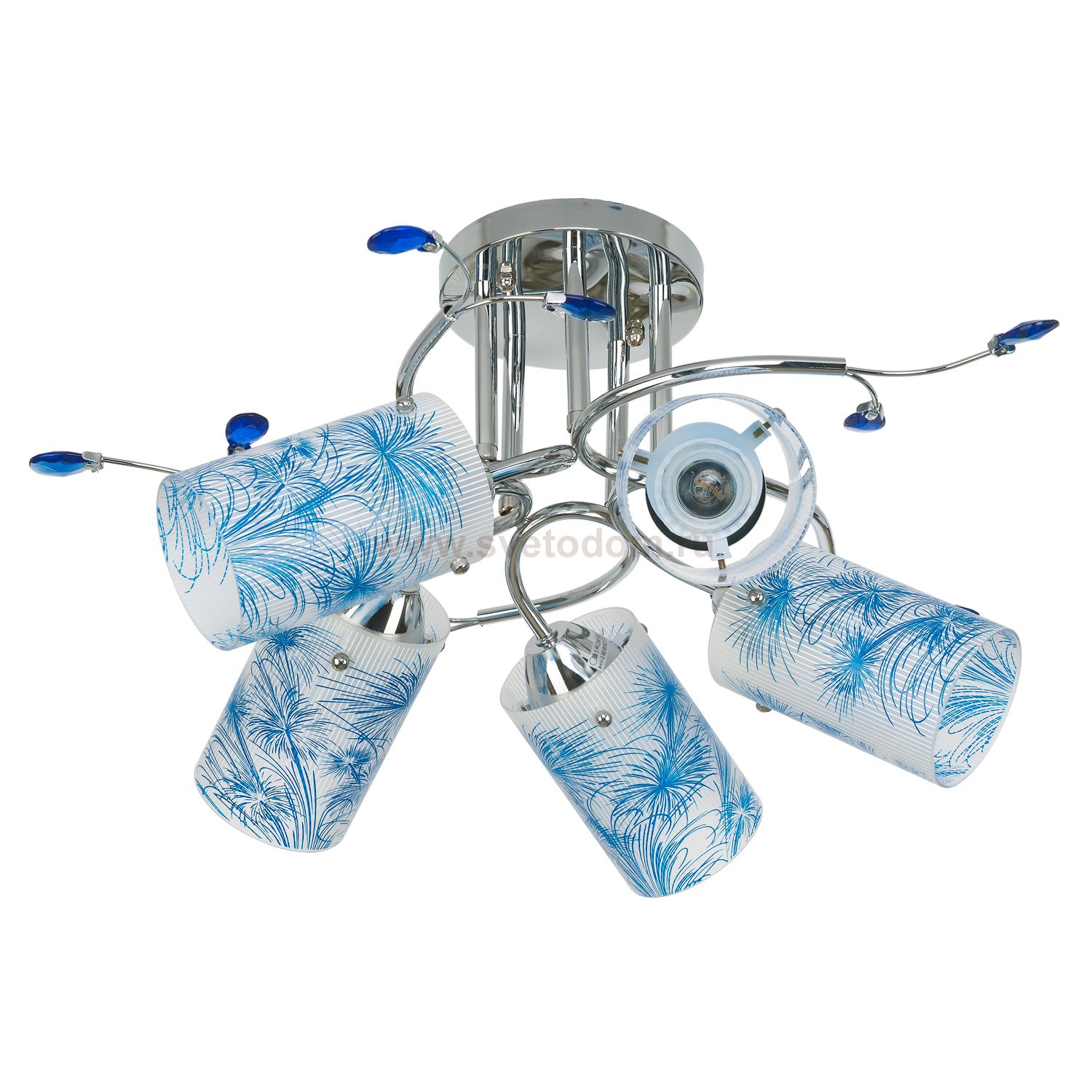 Светильник ЭкономСвет 301YX/5CR WT