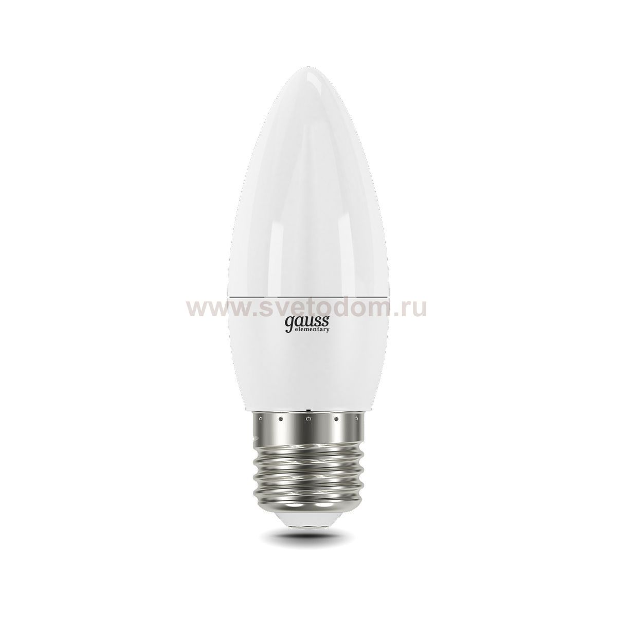 Лампа Gauss Elementary Свеча 12W 950lm 6500K E27 LED (30232)