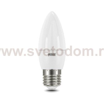 Лампа Gauss Elementary Свеча 12W 950lm 6500K E27 LED (30232)