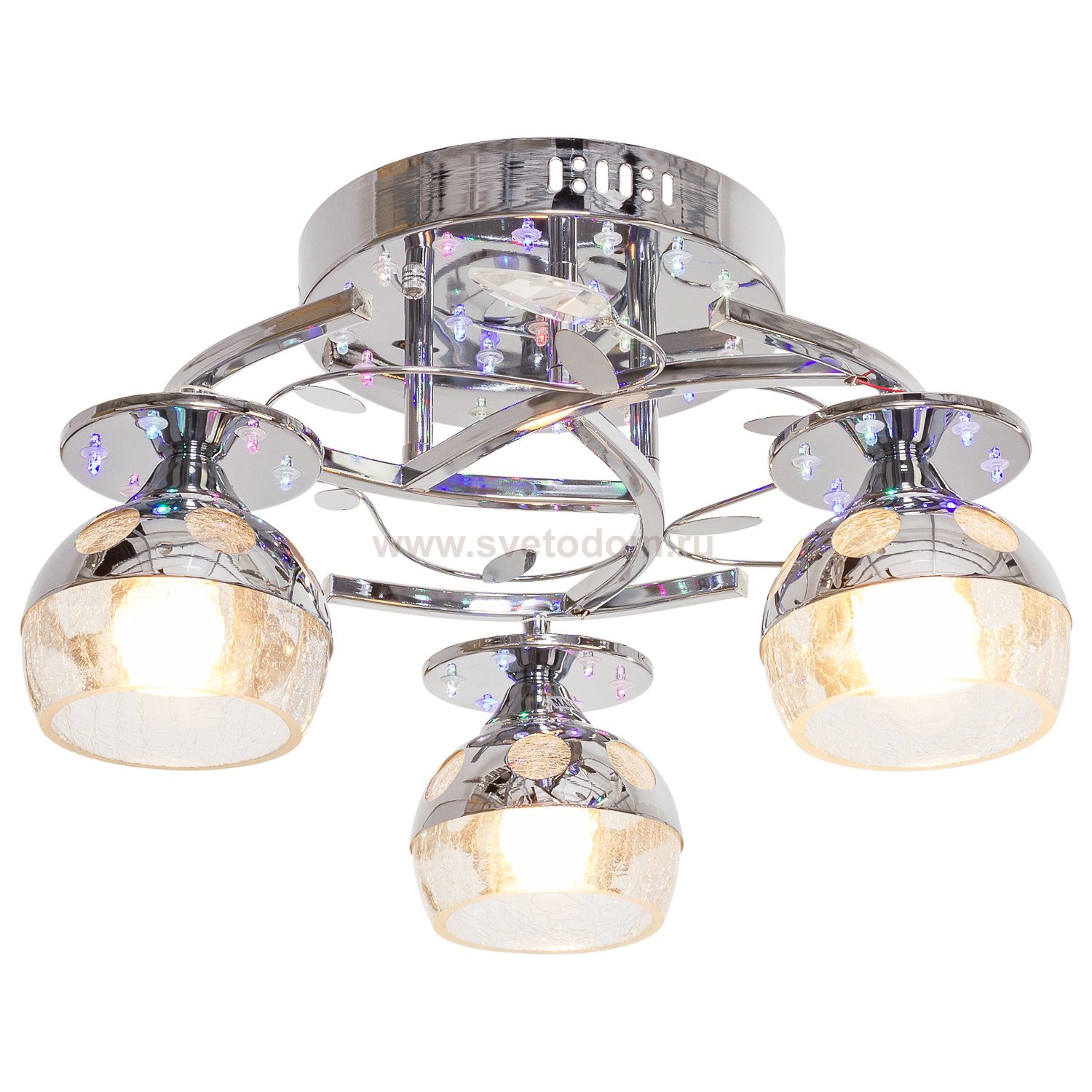 Потолочный светильник Экономсвет 3025L/3CR WT RC RBPLED