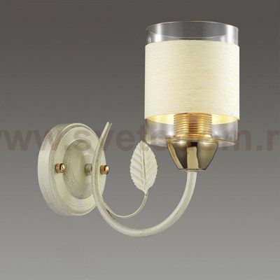 3029/1WY УЦЕНКА(НЕВОЗВРАТНЫЙ ТОВАР) COMFI LN16 000 золото, белый с золотой патиной Бра E27 60W 220V FILLA