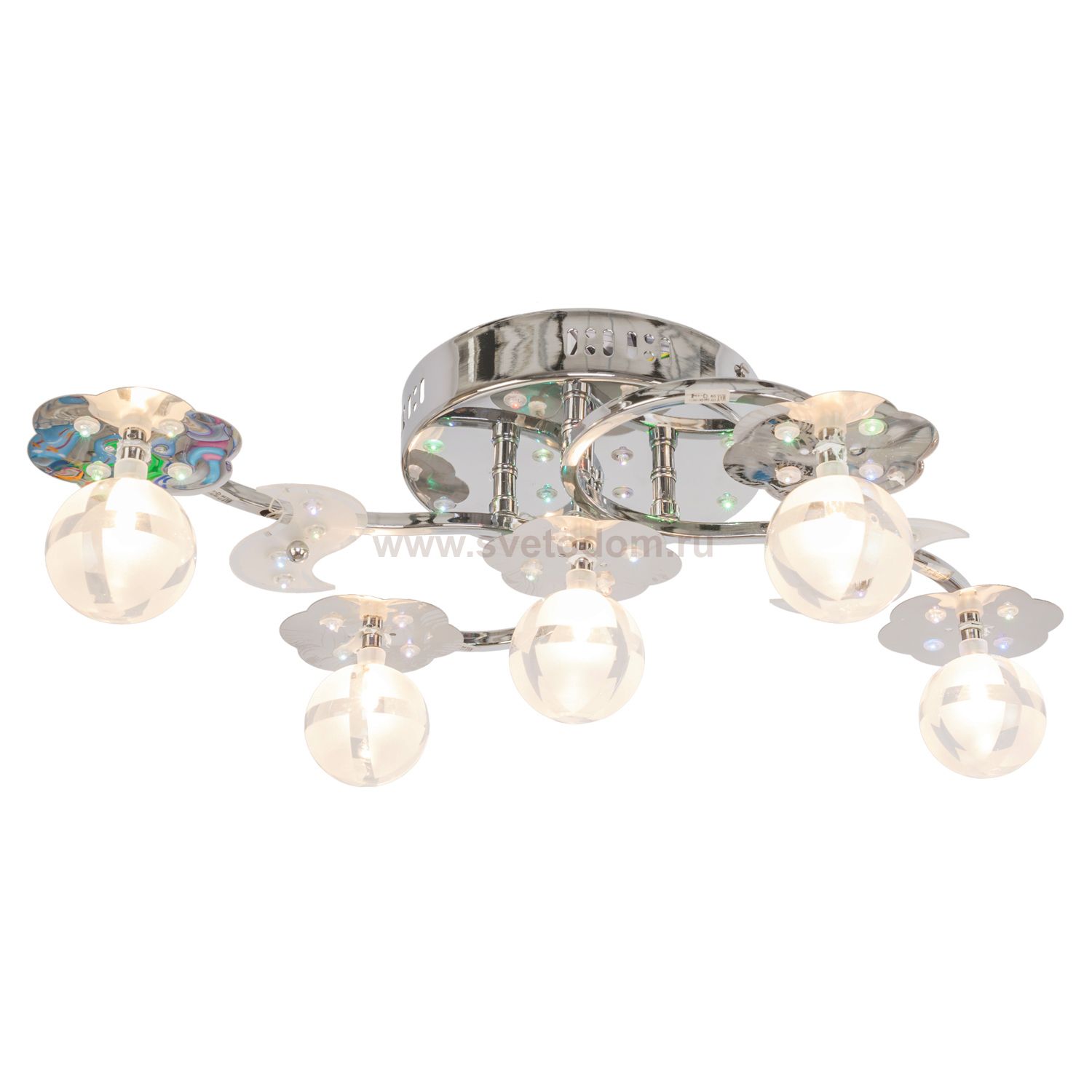 Светильник ЭкономСвет 3036/4+1CR RC MIXLED