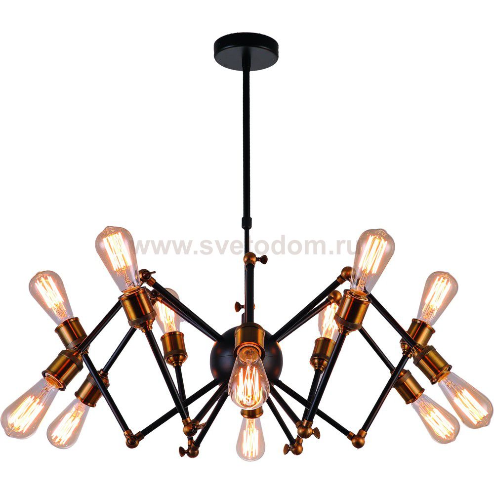 Люстра паук лофт Divinare 3037/03 SP-12 FORMICA