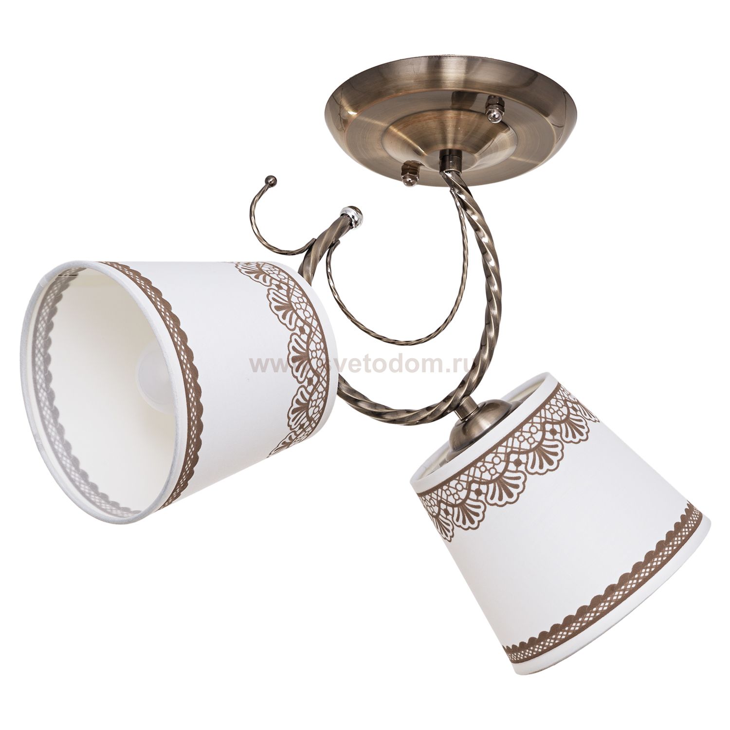 Люстра классическая Экономсвет 30578/2AB WT+CF